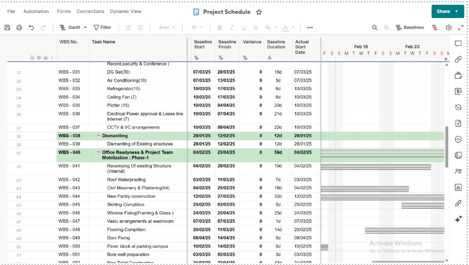 Sync Project Pro — Smartsheet Marketplace screenshot
